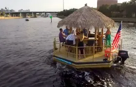 Tiki Boat - Downtown Tampa - The Only Authentic Floating Tiki Bar