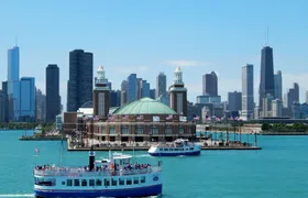 Skyline Lake boat tour from Navy Pier