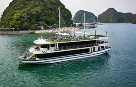 BEST SELLER - Halong 5 Star Day Cruise: Buffet Lunch, Wine& Fruit