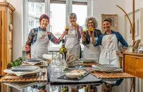 Market visit and cooking class at a Cesarina's home at Como