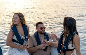 Boat tour on the Guadiana River at sunset