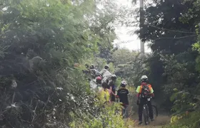 Cycling in rural Kanchanaburi area
