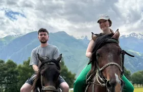 Horse riding tour in Kazbegi