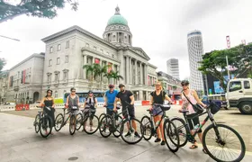 Historical Singapore Bike Tour on Full-Sized Bicycles
