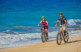 Electric Bike Beach Adventure with tequila tasting and lunch