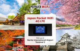 Mobile WIFI rental at Narita Airport Terminal 2 in Tokyo