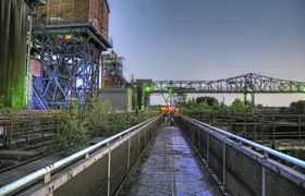 Torchlight tour through the old ironworks in the Landscape Park