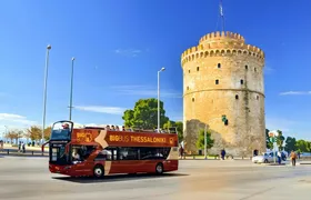 Thessaloniki hop-on hop-off bus tour with 24 or 48-hour pass