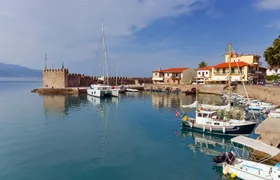 Explore the historic old town of Nafpaktos in Greece