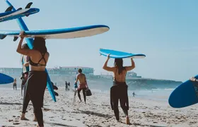 Surfing Lesson in La Mata Beach