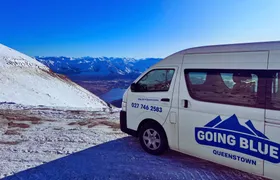 Round-trip transportation from Queenstown to Coronet Peak