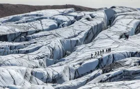 Skaftafell blue ice glacier walk