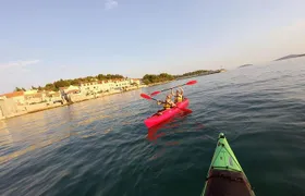 Kayaking to the island Prvić