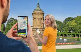 Self-guided digital scavenger hunt in Mannheim