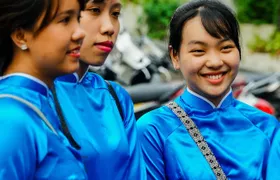Ho Chi Minh City food tour on scooters with girl power riders