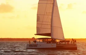 A 2-hour sunset catamaran experience from La Rochelle