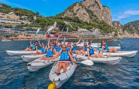 Capri kayak tour of caves and beaches