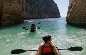 Kayak excursion in Jávea, Cala Granadella (Snorkeling) Caló, llop marí, ambolo