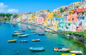 Boat ride around Procida with free time on the island