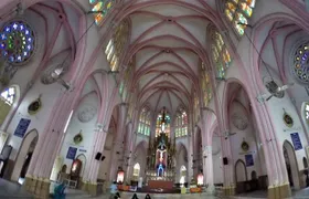 Basilica Of Our Lady Of Lourdes, Poondi From Trichy