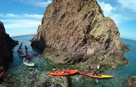 Cabo de Gata Active. Guided kayak and snorkel route through coves of the Natural Park