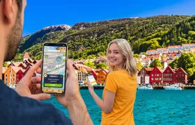 Self-guided digital scavenger hunt in Bergen