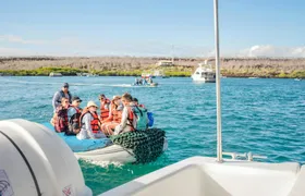 Full-day yacht trip to Santa Fe, Bartolome or Seymour North