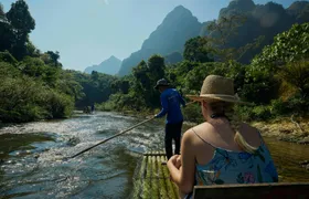 Full-day Khao Sok river rafting and elephant sanctuary tour