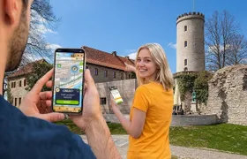 Self-guided digital scavenger hunt in Bielefeld
