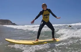 Beach surf lessons in Carrapateira