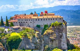 Self-guided driving audio tour of Meteora's ancient monasteries