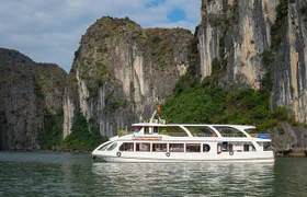 Alova Premium Cruise Halong Deluxe Day Tour with Transfer & Meal