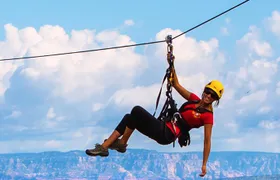 Zip Line Tour at Out of Africa Wildlife Park in Sedona,Camp Verde