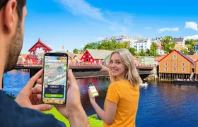 Self-guided digital scavenger hunt in Trondheim