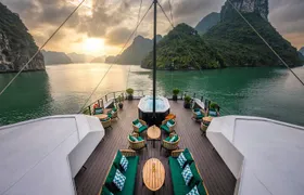 The Halong Catamaran Cruise - Luxury Day Tour with Jacuzzi