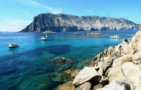 Boat tour to explore the Marine Protected Area of Tavolara