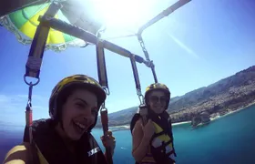 Double Parasailing flight to Tropea in Small Group