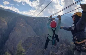 Woods Course Zipline Tour in Seven Falls