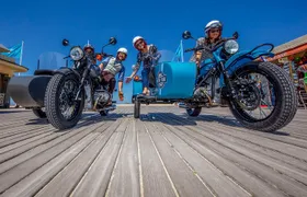 Private tour: visit Deauville in a sidecar