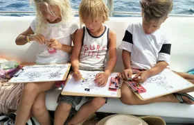 Ibiza family boat trip