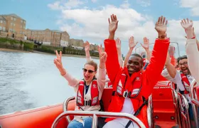 High-Speed Thames River Speedboat in London