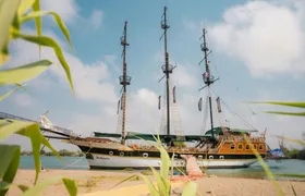 Manavgat River pirate cruise with swim stops