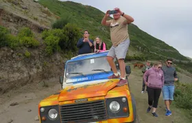 private, half-day tour of Madiera in an open top safari jeep
