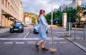 Swabian tour with Mrs. Schwätzele in Stuttgart