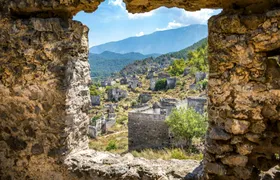 Tour of Oludeniz Beach, Babadag cable car and ghost town Kayakoy