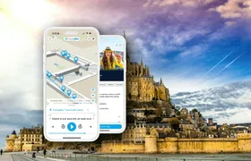 Mont Saint-Michel Island self-guided walking tour with audio app