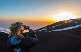 Mount Etna guided sunset tour with Sicilian dinner