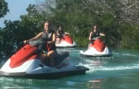 1.5 Hour (20 miles) Waverunner Tour. See Mangrove Tunnels, 20 Islands & SandBar