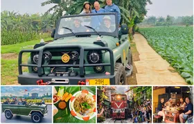 Hanoi Jeep Tour: Food, Culture and Fun by Vietnam Army Jeep