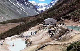 Full Day Cajon del Maipo Hot Springs Hills Tour from Santiago